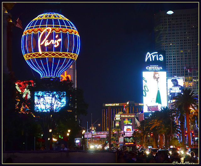 Lights and people - Las Vegas