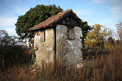 Häuschen auf dem Feld