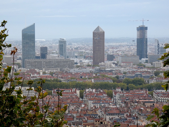 Lyon- View from the Basilica of Notre-Dame de Fourvière