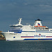 Bretagne arriving at Portsmouth (2) - 22 April 2018