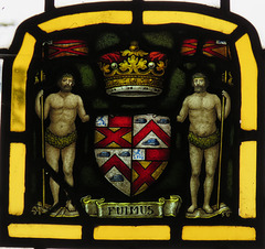 savernake church wilts c19 glass heraldry brudenell bruce