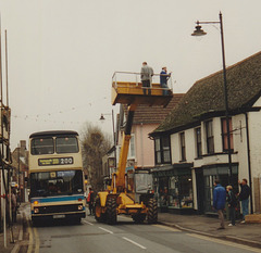 Whippet Coaches H303 CAV in Mildenhall - 3 Dec 1995 (294-21)