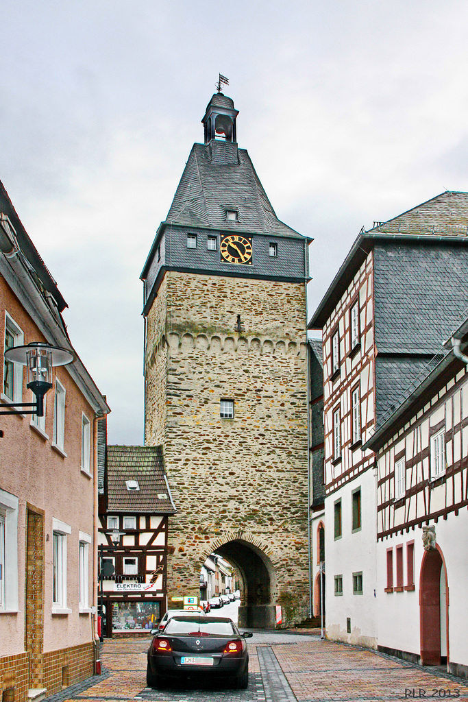 Bad Camberg, Obertorturm (Stadtseite)