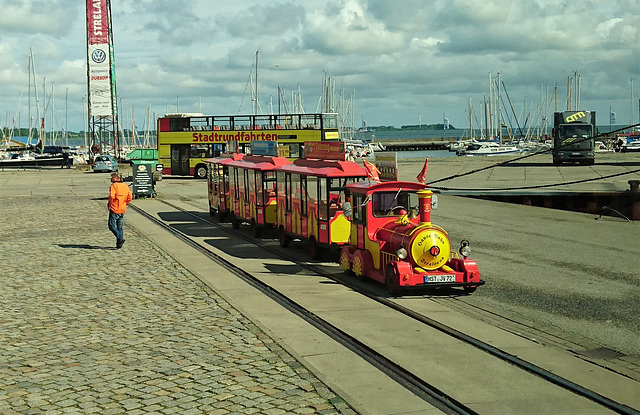 Touristen in Stralsund