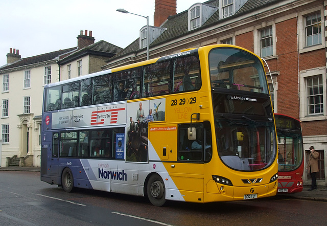 DSCF5840 First Eastern Counties 36266 (BG12 YJY) in Norwich - 11 Jan 2019 DSCF5840 First Eastern Counties 36266 (BG12 YJY) in Norwich - 11 Jan 2019