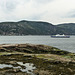 Day 9, Tadoussac ferry seen from Sentier de la Pointe-de-l'Islet Trail