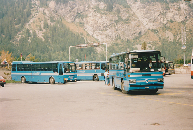 Courmayeur bus station - 29 Aug 1990 Courmayeur bus station - 29 Aug 1990