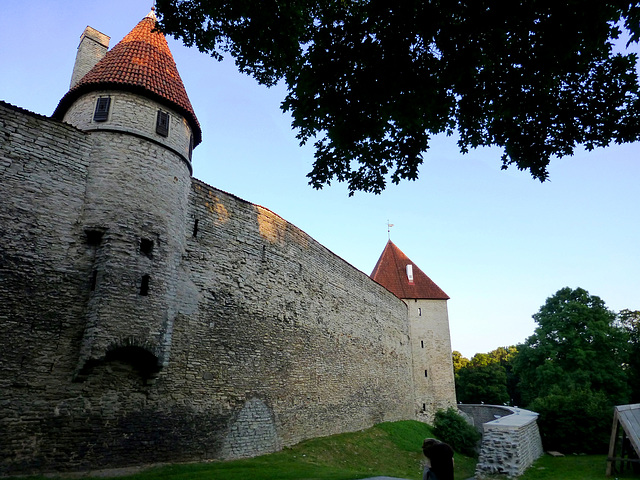 EE - Tallinn - Wall of Cathedral Hill