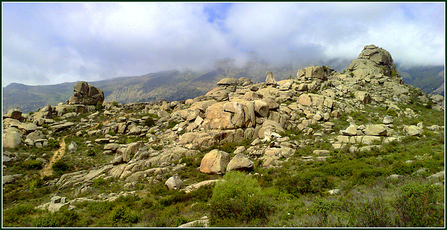 Granite and low cloud