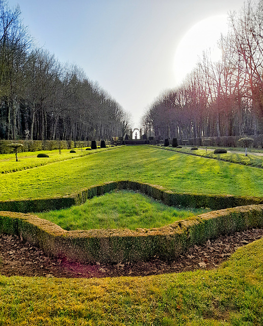 Le parterre de Diane au parc de Caradeuc (22) et (35)