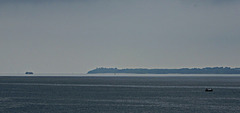 notre ile de groix dans la brume