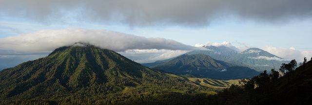 Indonesia, Volcanic Landscape of the Island of Java