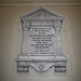 Memorial to the Rev Phillip Hains, St George's Church, Wigan