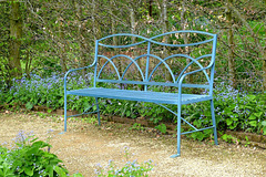 Happy Blue Garden Bench Blues Monday!