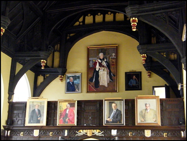 Oriel College hall