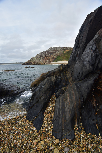 Plage de galets Presqu'ile de Crozon