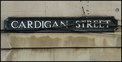 Cardigan Street street sign
