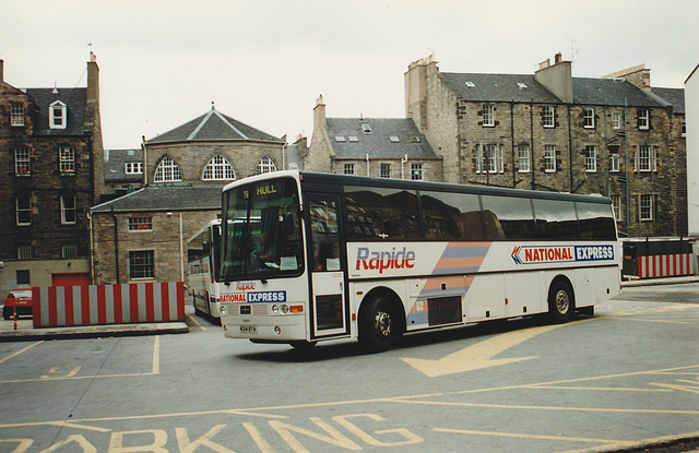 Trathens N314 BYA (National Express contractor) in Edinburgh - 2 Aug 1997