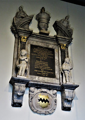 dartmouth church, devon, c18 tomb by jo weston, roger vavasour +1696 and son +1727