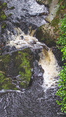 The falls at the Scurrypool from the bridge above