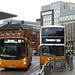 Sanders Coaches 525 (BV22 HBO) and 129 (EC23 SHA) in Norwich bus station - 9 Feb 2024 (P1170459)