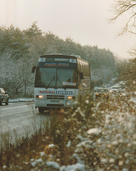 Wessex (National Express contractor) 146 (G562 VHY) near Barton Mills - 21 Nov 1993
