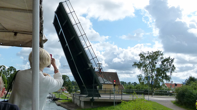 Klappbrücke am Göta-Kanal