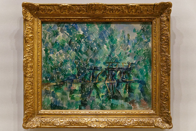 "Le pont de l'île Machefer à Saint-Maur-des-Fossés" (Paul Cézanne - 1898)