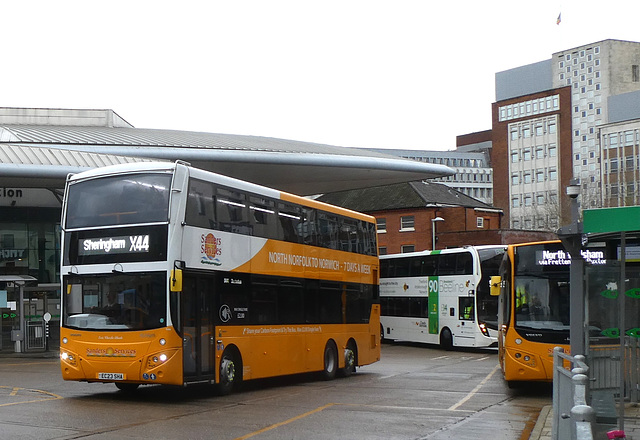 Norwich bus station - 9 Feb 2024 (P1170461)