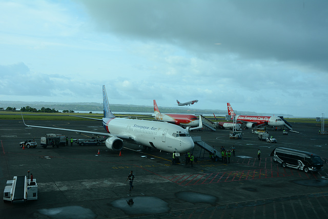 Indonesia, Airport Denpasar on the Island of Bali