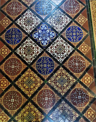 savernake church, wilts c19 minton tiles (2)