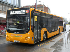 Sanders Coaches 526 (BV72 KKA) in Norwich - 9 Feb 2024 (P1170394)