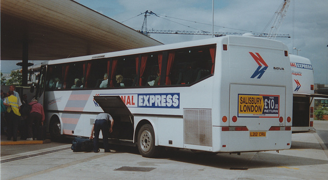 Wilts and Dorset L212 CRU at Heathrow - 2 July 1996