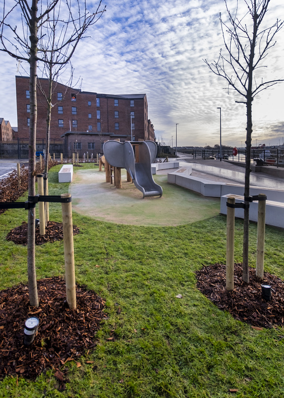 Elephant-themed Playpark, Leven Walkway, Dumbarton Quay