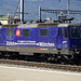 RE 4/4 421 383-1 im Bahnhof Yverdon les Bains
