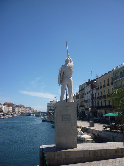 Sète ,vue sur le canal