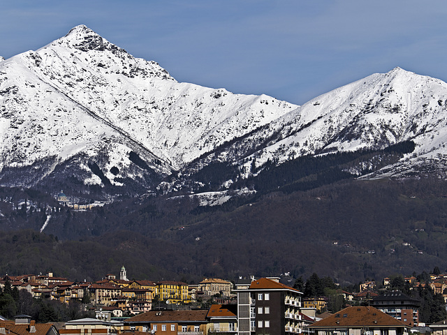 Oropa and surroundings, Biella, this morning at around 10:20