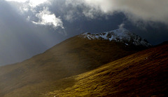 Sunlit uplands, Glen Garry, Lochaber, Scotland