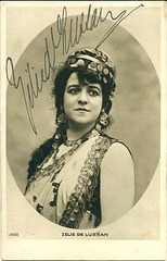 Zelie De Lussan Autograph