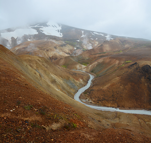 Iceland, Brown Mountains of Kerlingarfjöll