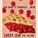 Lucky Leaf Pie Filling Ad, c1950