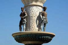North Macedonia, Skopje, Middle Level Sculptural Group of the Monument "Philip II of Macedonia"