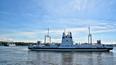 Ferry Karsibór  crossing the Swina