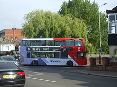 DSCF7469 First Eastern Counties  36191 (BN12 JYR) in Norwich - 2 June 2017