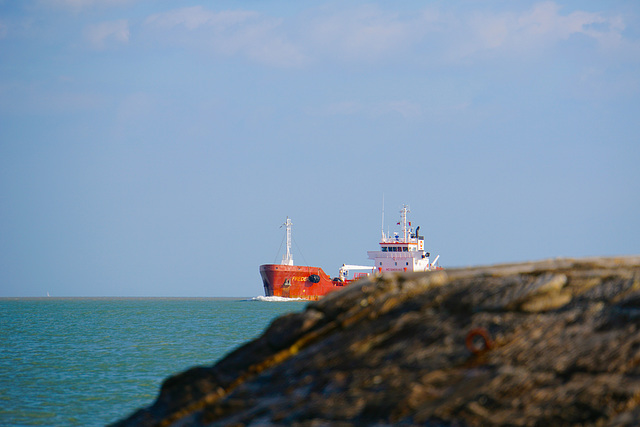 Entering Southampton Water