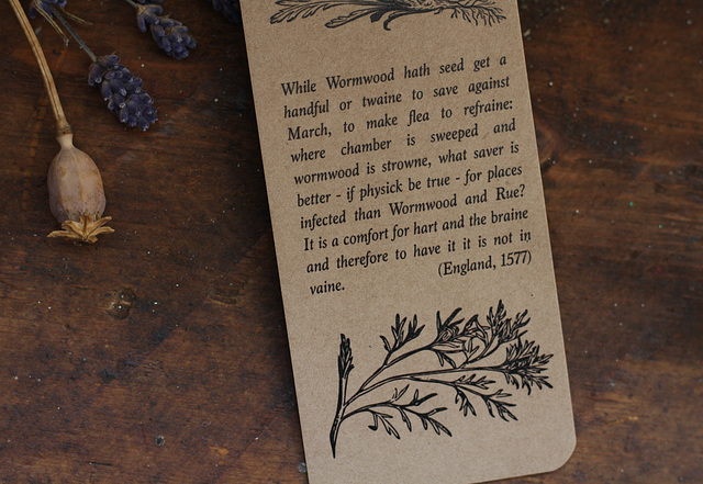 Wormwood bookmark