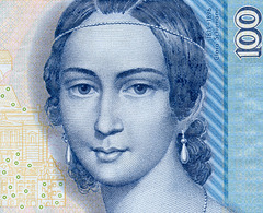 Clara Schumann auf dem 100 DM Geldschein