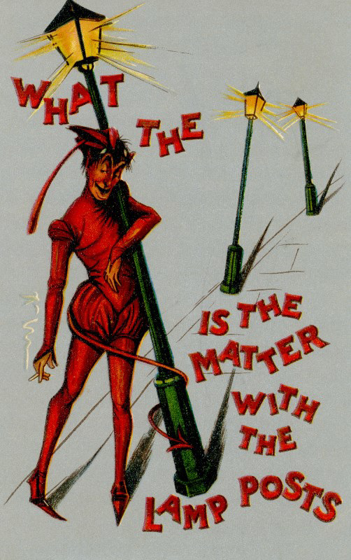 What the Devil Is the Matter with the Lamp Posts?