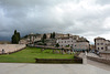 Italy, Assisi, The Lawn of San Francesco Church