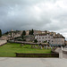 Italy, Assisi, The Lawn of San Francesco Church